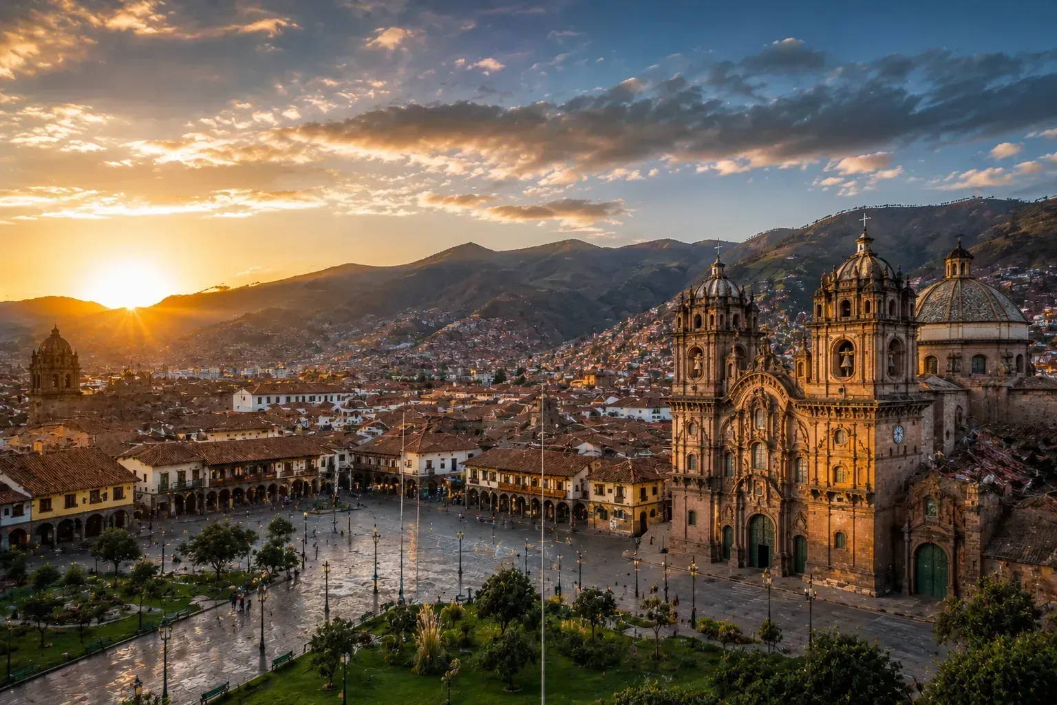 Cusco al atardecer